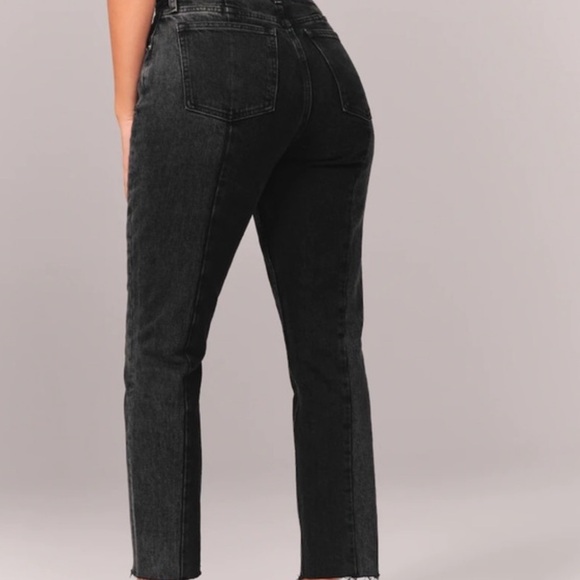 Abercrombie Curve Love High Rise Black Jeans - Picture 5 of 5